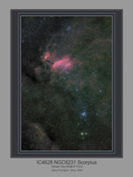 IC4628 NGC6321 Scorpius